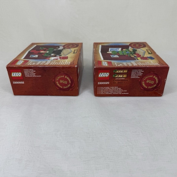 Lego 3300020 and 3300002 Seasonal Retired New Sealed Boxes (light box damage) - Picture 6 of 10